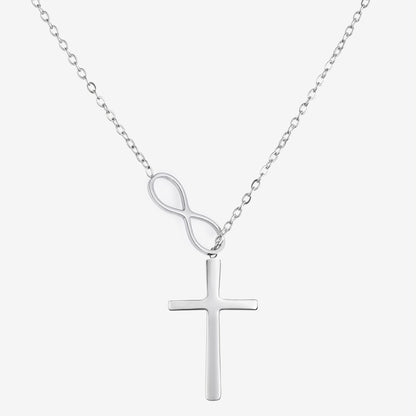 Quiet Grace | Infinity-Cross Necklace